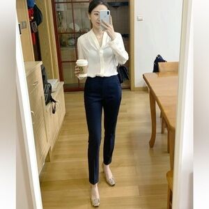 Mario Serrani Italy Pants Ankle Womens Size 6 Stretch Pockets w/ Tummy Pannel‎